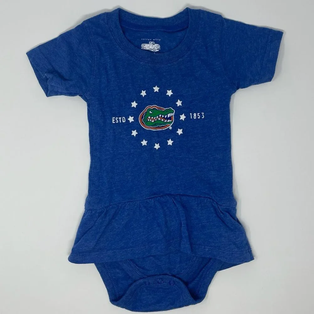 Florida Gators FL Blue Bodysuit Onesie - Picture 1 of 5